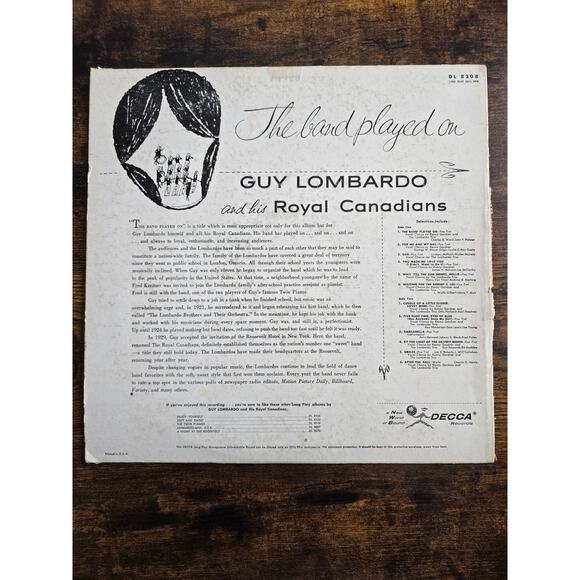 Vintage Guy Lombardo and his Royal Canadians The Band Played on Decca DL 8208 - Picture 2 of 7